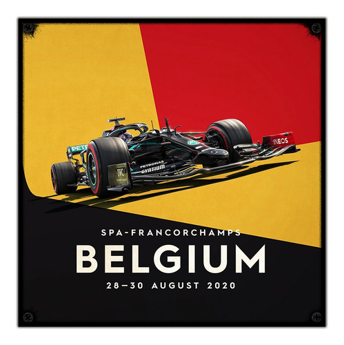 #317 - Cuadro Decorativo Vintage Formula Uno F1 Auto Poster