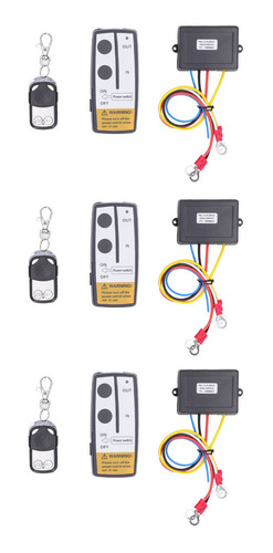 Imagen 2 de 10 de Controlador De Cabrestante Eléctrico 3 Piezas Control Remoto