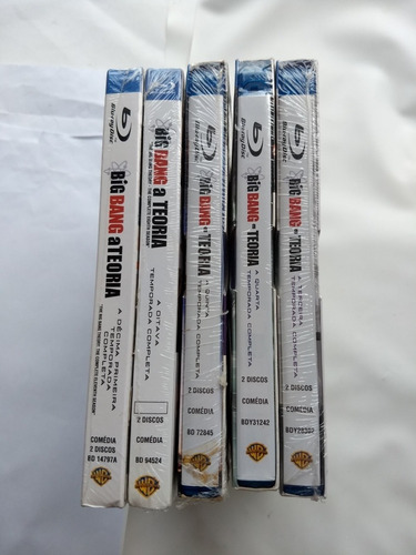 Blu-ray Big Bang A Teoria Temporadas 3°,4°,5°,8°,11°