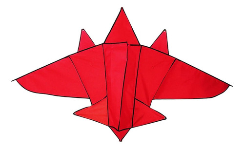 Juguete Volador De Cometas De Avión Grande Pequeño Rojo