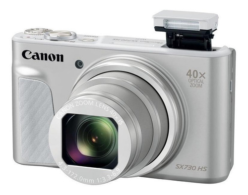 Canon PowerShot SX730 HS compacta cor prateado