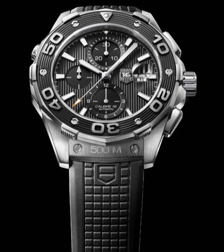 Tag Heuer Aquarecer 500 44mm Automático Cronógrafo Safira