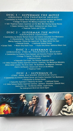 Box Blu Ray Superman Anthology - Deluxe 08 Discos (Usado)