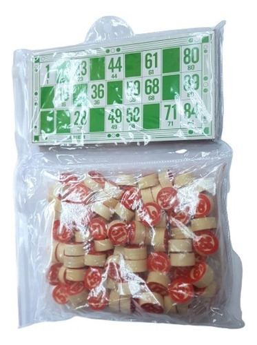 Juego Loteria Lota Bingo Clasico Numeros De Madera