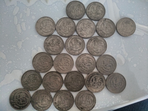 Lote Moneda 20 De 1980 A 1984 23 Pzas