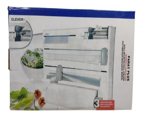 Dispensador Porta Rollo Cocina Para Tres Rollos Blanco 