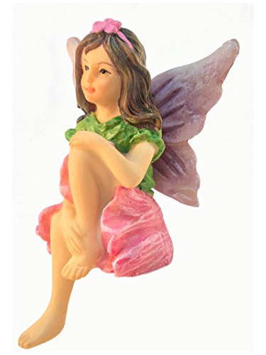 Emma The Sitting Garden Fairy  Una Estatua De Hadas En Minia