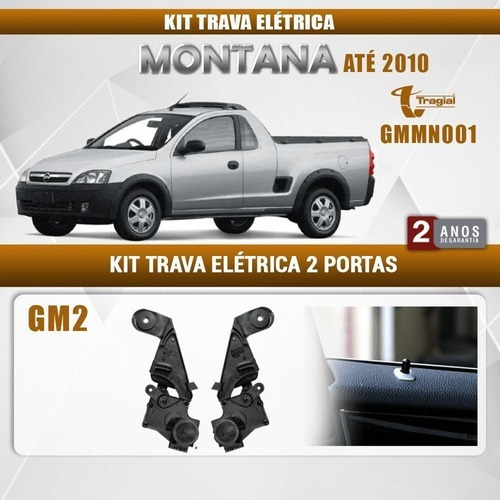 Imagem 2 de 4 de Kit Trava Elétrica Tragial Gm2 Mn Gm Montana Ate 2010