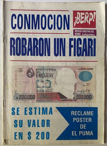 Berp Revista Humor Uruguayo 286 De 1995, Cr05