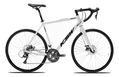 Bicicleta Speed Road Aro 700 Ksw Com Shimano Claris 2x8 16v
