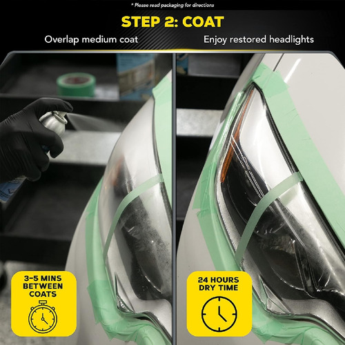 Kit Restaurador De Faros Delanteros Liquido Para Autos