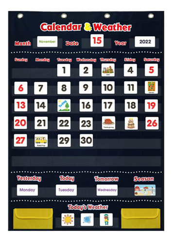 Gráfico De Bolso Do Calendário E Do Tempo Gráfico De