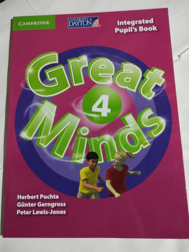 Great Minds 4 Integrated Pupil's Book - Cambridge Sin Uso