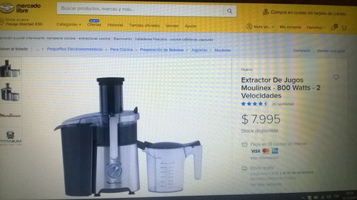 Jugera Moulinex Xxl 1200 W