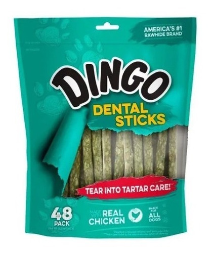 Dingo Munchy Dental Stix Para Perros 48 Unidades