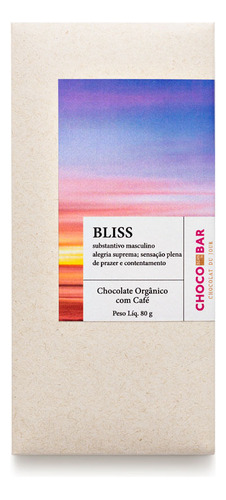 Bliss - Chocolate Orgânico Com Café