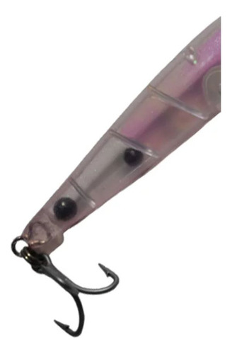 Isca Artificial Pesca Kv João Pepino 11,5cm 22g Rosa Claro