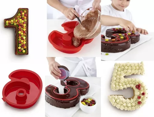 pompa Es mas que inalámbrico Molde Numeros 3d-tortas - Ponque - Gelatinas - Reposteria | Cuotas sin  interés