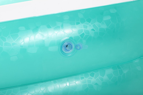 Imagen 4 de 8 de Pileta Inflable Rectangular 54005 Azul 201x150x51cm Bestway