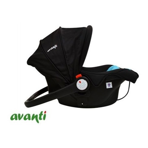 Cochecito Bebé Jogger Con Huevito Avanti Defender Turquesa Color del chasis Negro