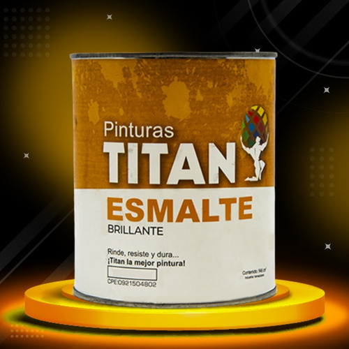 Pintura Esmalte 1/4 Galon Manpica Titan Multiples Colores