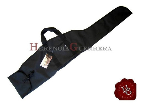 Imagen 4 de 7 de Funda Coihue Rifle Arma Larga 120cm C/mira S/acolchado Negra
