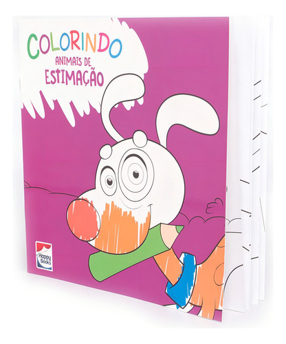 Colorindo Animais: Animais de Estimação, de Nascimento, Ruth Marschalek. Editorial Happy Books Editora Ltda., capa mole em português, 2017