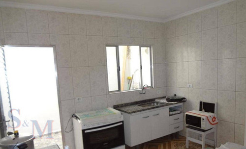 Imagem 2 de 7 de Casa Com 2 Dormitórios À Venda, 76 M² Por R$ 340.000,00 - Parque Erasmo Assunção - Santo André/sp - Ca0822