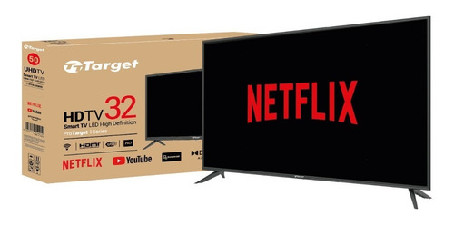 Imagen 1 de 7 de Led Smart Tv 32hdlx Target, Netflix, Youtube