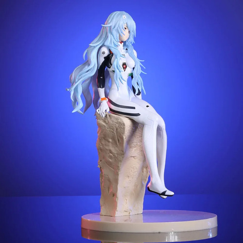 Figura Evangelion Rei Ayanami Base Roca Genesis Eva Pvc