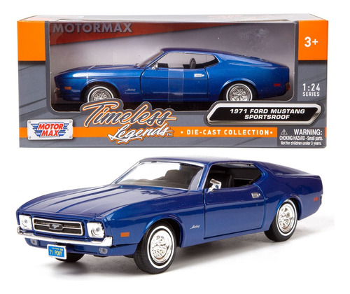 Ford Mustang Sportroof 1971 - Escala 1/24 Motormax
