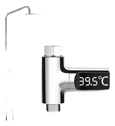 Led Digital Agua Temperatura Monitor Ducha Flujo Agua De Bañ
