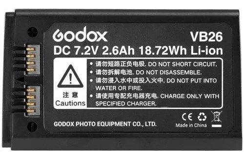 Godox Vb26 Para Flash V1 E V860 Original Garantia+nf