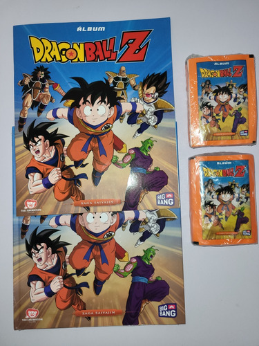 Álbum Dragon Ball Saga Saiyajin Tapa Dura&normal + 50 Sobres