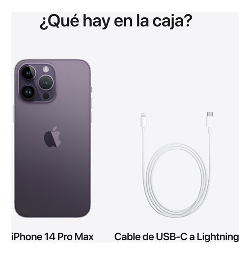 Apple iPhone 14 Pro Max (256 GB) - Morado oscuro - Excelente (Reacondicionado)