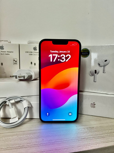 Iphone 13 128gb + Airpods 2da Gen + Cargador Apple Original Azul Oscuro (Usado)