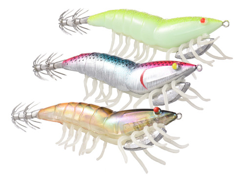 Señuelo Híbrido For Camarones Egi, 115 Mm/20 G, For Pescar
