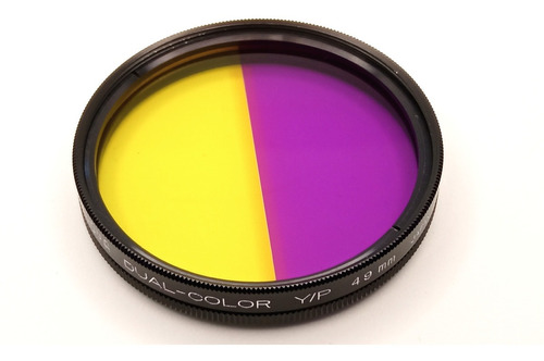 Filtro 49mm Dual Color Violeta/amarillo Hoya