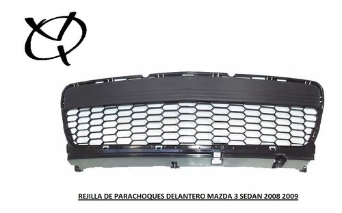 Rejilla De Parachoques Delantero Mazda 3 Sedan 2008 2009 2.0