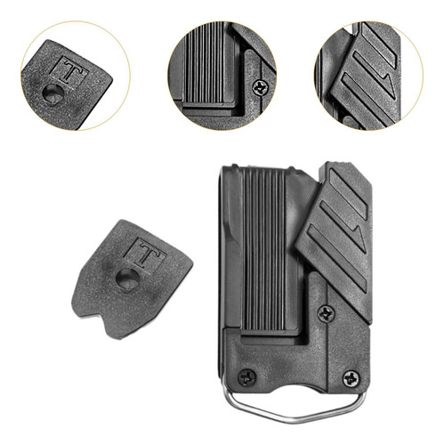 Soporte Para Cinta Métrica Clip Para Negro Con Anillo