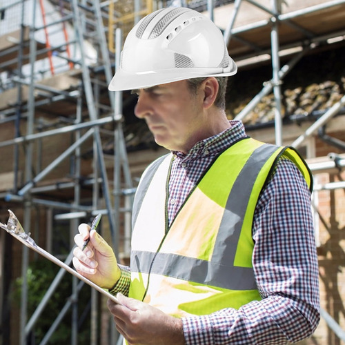 Capacete De Proteção Para Obras, Ventila O Abdômen