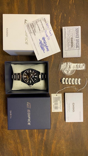 Casio Edifice Efv 100 Plateado Plateado Negro (Usado)