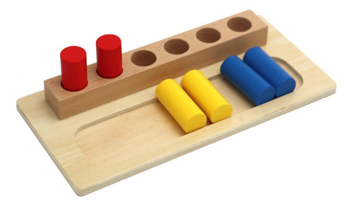 Juguetes Sensoriales Con Caja De Clavijas De Madera