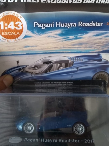Coleccion Supercars Pagani Huyra Roadster 2017