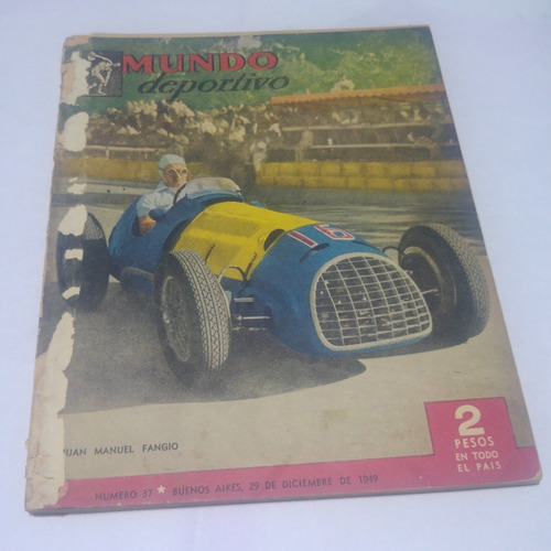 Mundo Deportivo 37 Anuario 1949  Juan Manuel Fangio