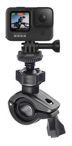 Imagen 3 de 9 de Soporte Abrazadera Caño Bicicleta Moto Gopro Sony Celulares