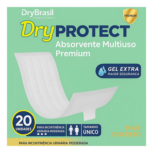 Absorvente Geriátrico - Pós Operatório - Pós Parto C/20 Uni