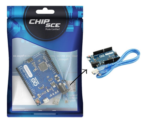 Conjunto de chips Arduino Leonardo R3