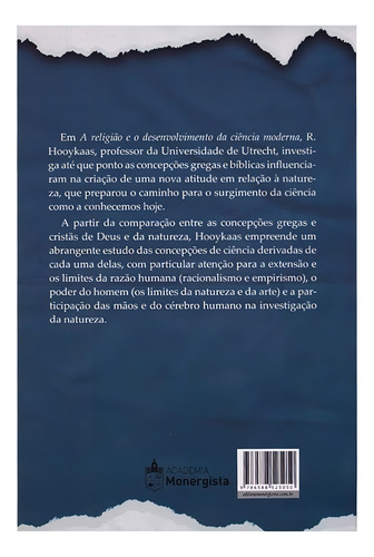 A Religião E O Desenvolvimento Da Ciência Moderna | R. Hooyk