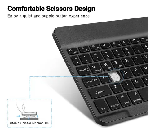 Kits De Teclado Y Ratón Inalámbricos Retroiluminados De 10''